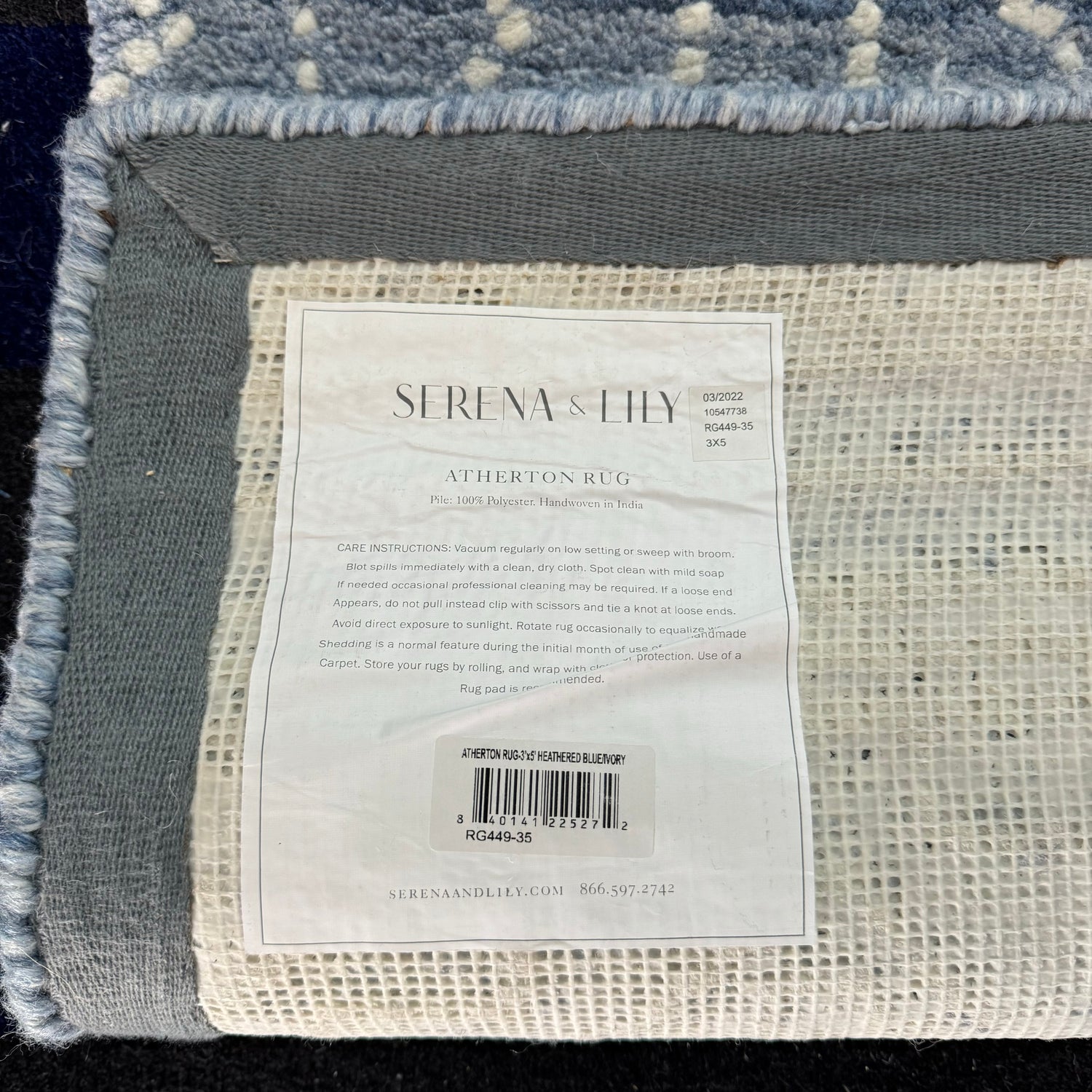 Serena and Lily Atherton Rug 3X5 enliven mart