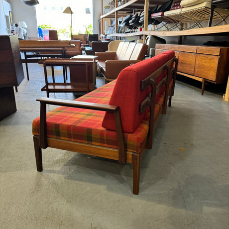 Danish Modern Ole Wanscher Solid Teakwood Sofa