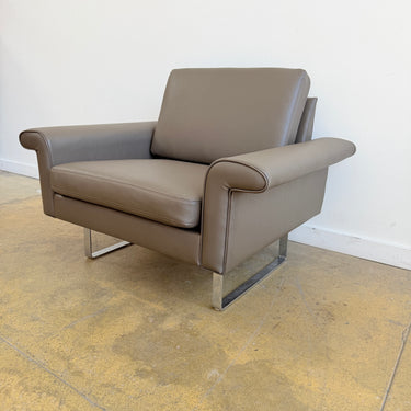 Asko Finland Leather lounge chair