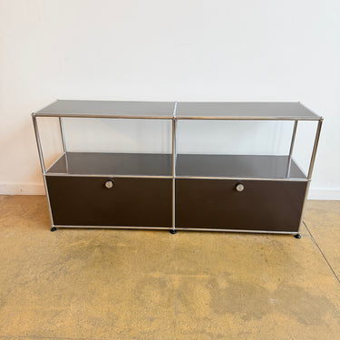 USM Haller 2X2 Media Console - Brown