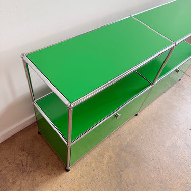 USM Haller 2X2 Media Console - Green
