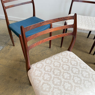 Rare! Danish Modern Niels Moller Model 78 Rosewood Dining Chairs (Free Upholstery)