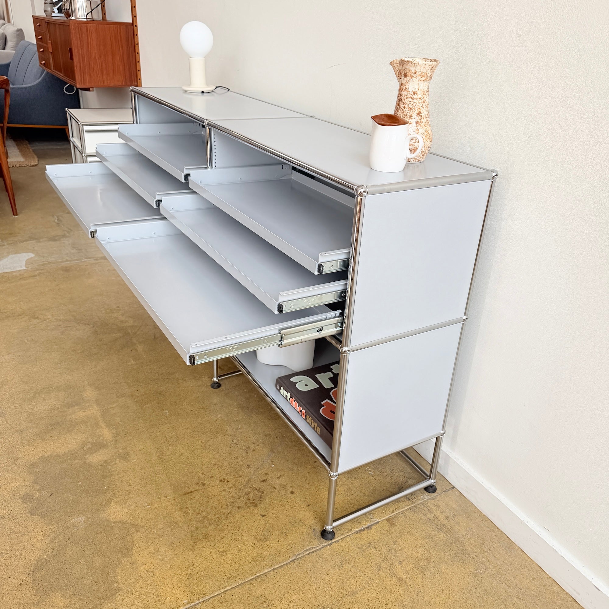 USM Haller 2X3 with 6 Pullout Trays - Silver – enliven mart