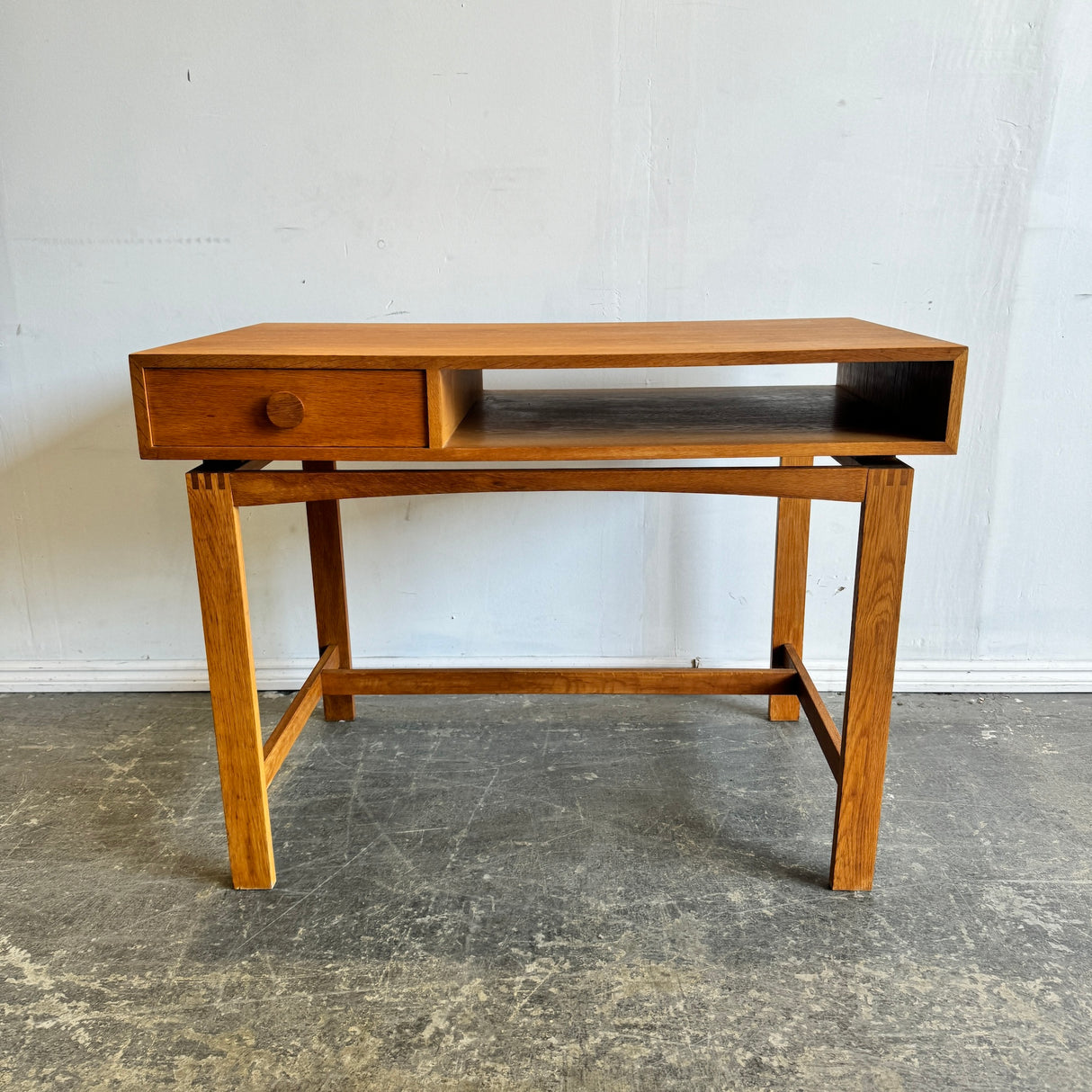 Danish Modern Solid Oakwood Desk