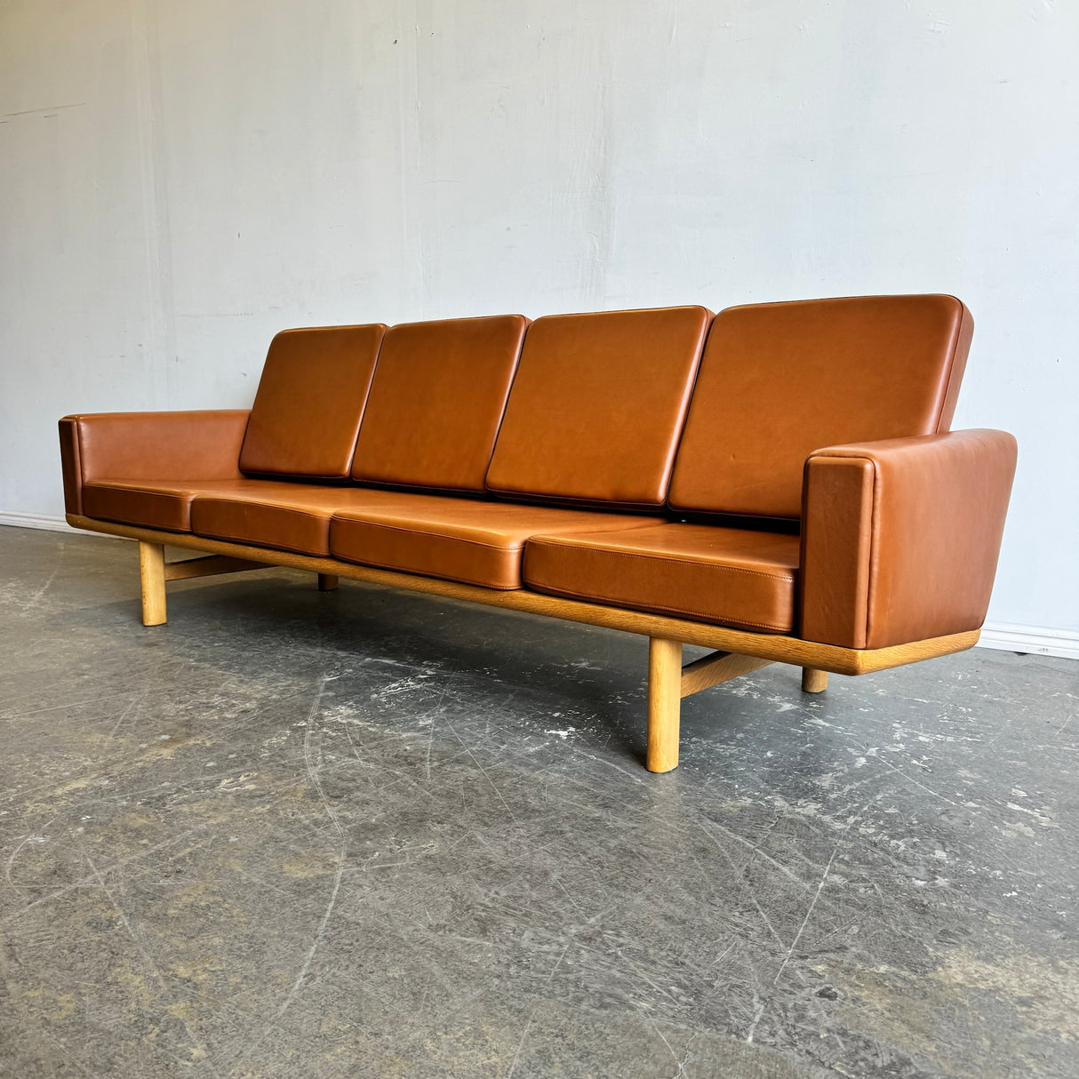 Danish Hans J. Wegner SGE-236 4 Seater Sofa for Getama