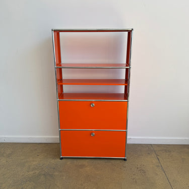 USM Haller Tall Shelf - Pure Orange (10' Depth)