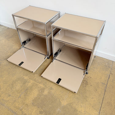 USM Haller Set of 2 Nightstands - Beige