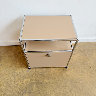 USM Haller Single Nightstand- Beige