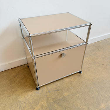 USM Haller Single Nightstand- Beige