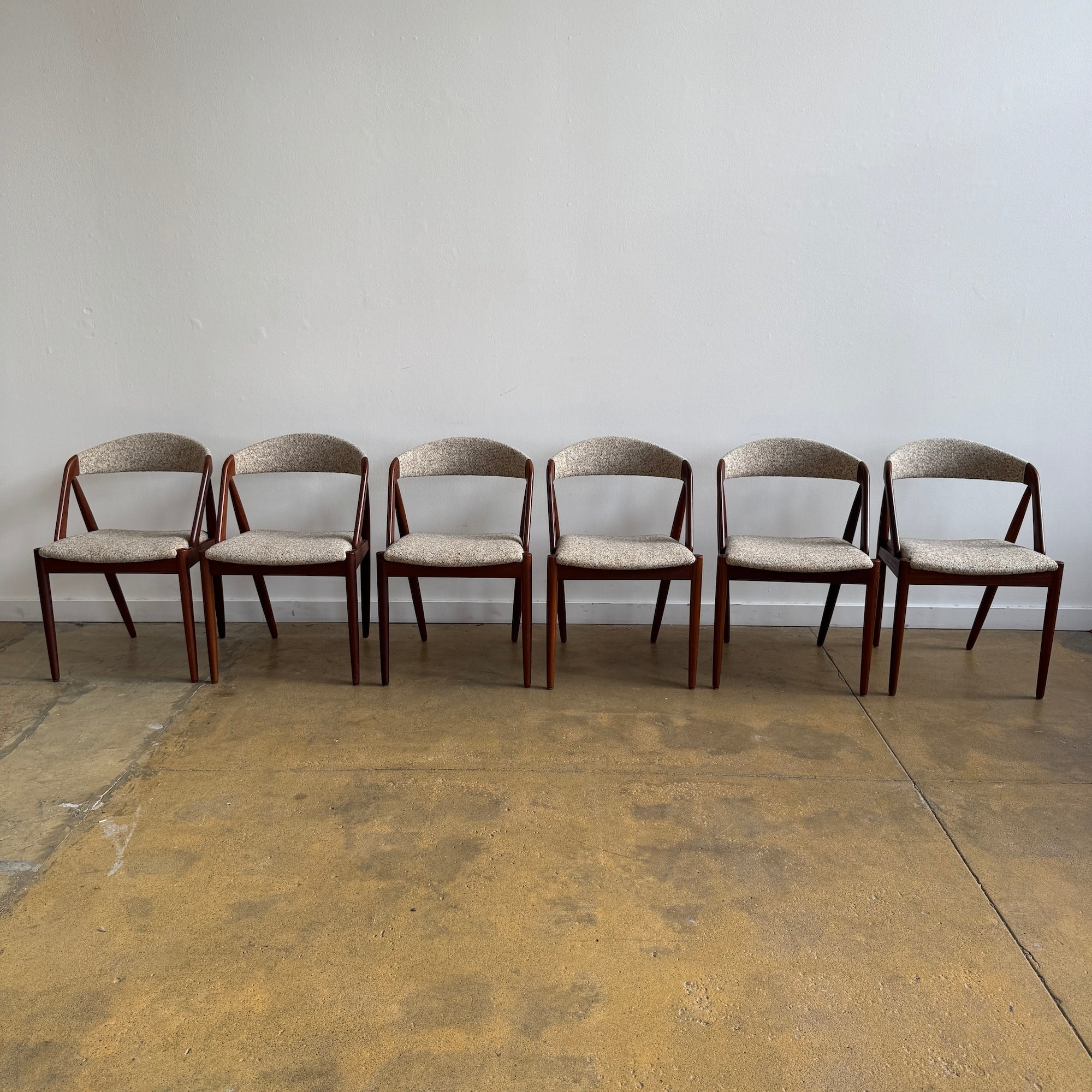 Danish Modern Kai Kristiansen Model 31 Teak Dining Chairs