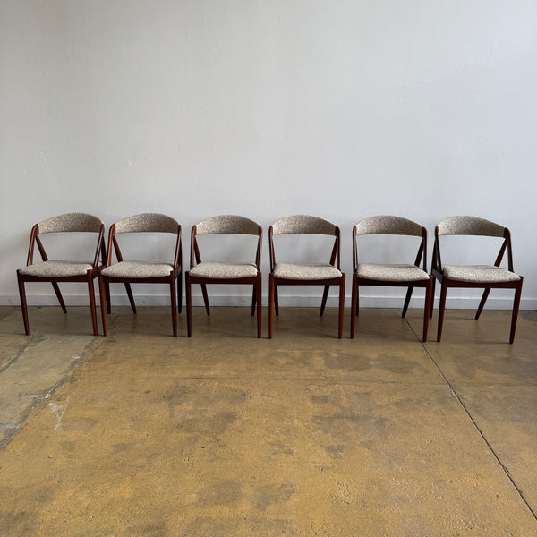 Danish Modern Kai Kristiansen Model 31 Teak Dining Chairs