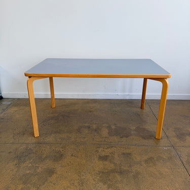 Danish Modern Magnus Olesen Dining Table - Gray Laminate