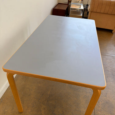 Danish Modern Magnus Olesen Dining Table - Gray Laminate