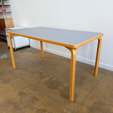 Danish Modern Magnus Olesen Dining Table - Gray Laminate