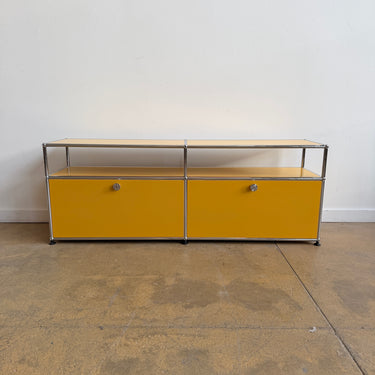 USM Haller 2X2 Media Console 22' - Golden Yellow
