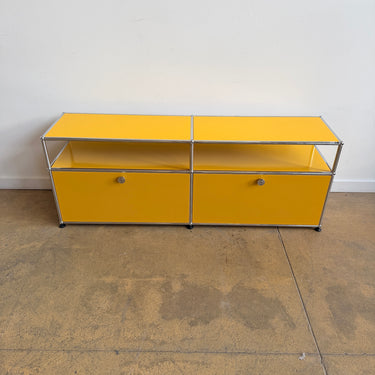 USM Haller 2X2 Media Console 22' - Golden Yellow