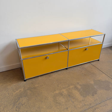 USM Haller 2X2 Media Console 22' - Golden Yellow