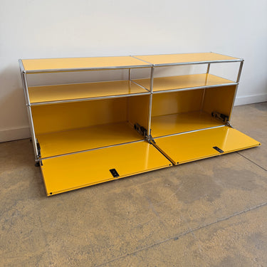 USM Haller 2X2 Media Console 22' - Golden Yellow