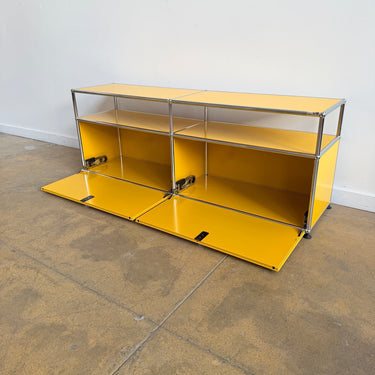 USM Haller 2X2 Media Console 22' - Golden Yellow
