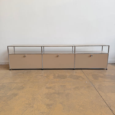 USM Haller 3X2 Media Console Low - Beige