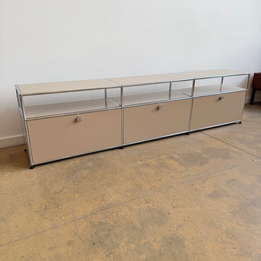 USM Haller 3X2 Media Console Low - Beige