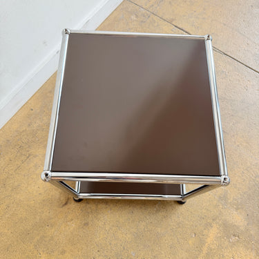 USM Haller side table - Brown