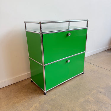 USM Haller 1X3 Vertical Storage - Green
