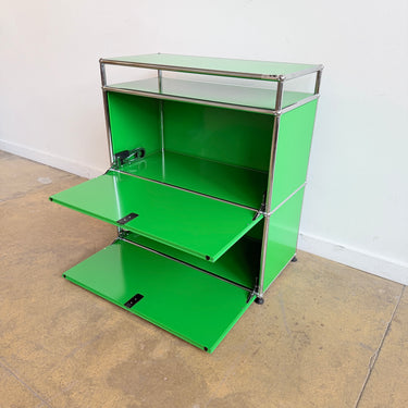 USM Haller 1X3 Vertical Storage - Green