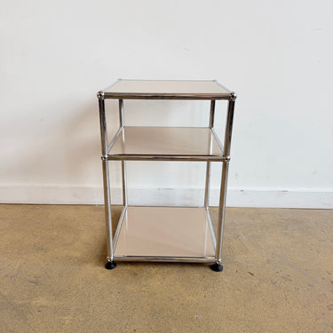 USM Haller Two-Tier Nightstand/ Side Table - Beige