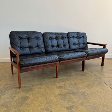 Danish Modern ILLUM WIKKELSØ Rosewood "Capella sofa for Eilersen