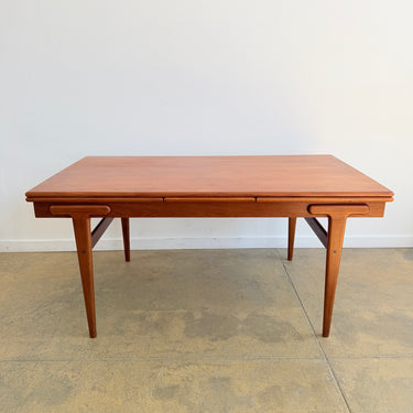 Danish Modern  Ejvind Johansson Teak Expandable table by Ivan Gern