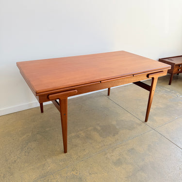 Danish Modern  Ejvind Johansson Teak Expandable table by Ivan Gern