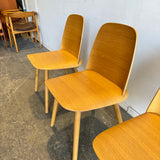 Muuto Set of 3 Nerd Dining chairs