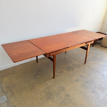 Danish Modern  Ejvind Johansson Teak Expandable table by Ivan Gern