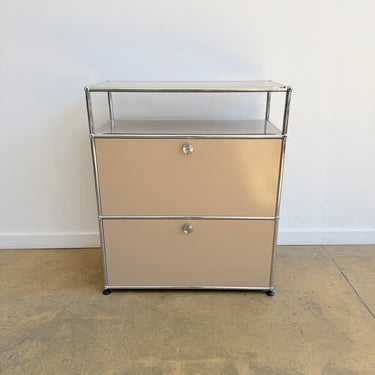 USM Haller 1X3 Tall Shelf - Beige