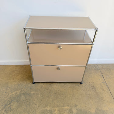 USM Haller 1X3 Tall Shelf - Beige