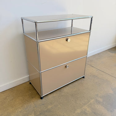 USM Haller 1X3 Tall Shelf - Beige