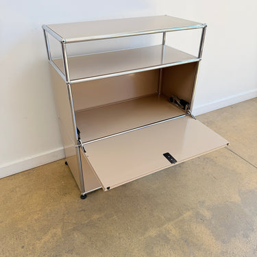 USM Haller 1X3 Tall Shelf - Beige