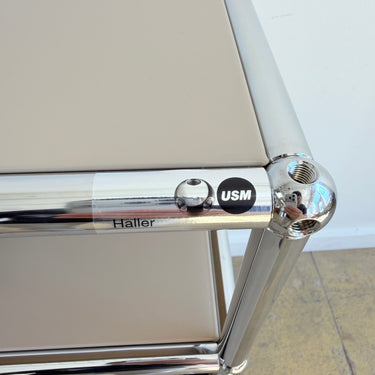 USM Haller 1X3 Tall Shelf - Beige