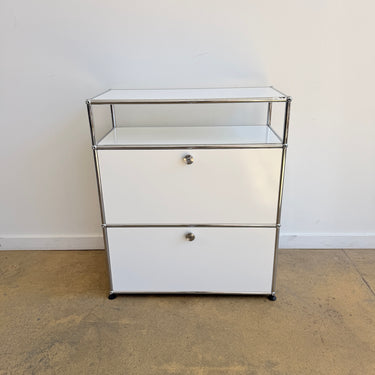 USM Haller 1X3 Tall Shelf - Pure White