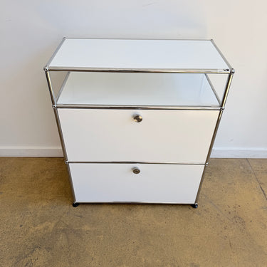 USM Haller 1X3 Tall Shelf - Pure White