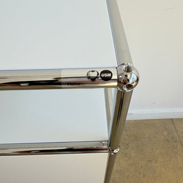 USM Haller 1X3 Tall Shelf - Pure White