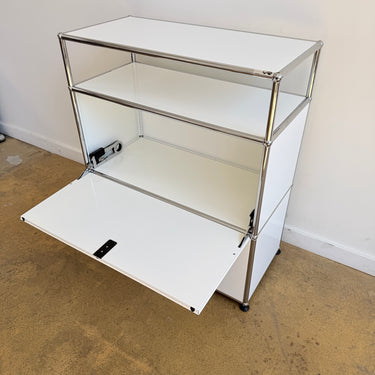 USM Haller 1X3 Tall Shelf - Pure White