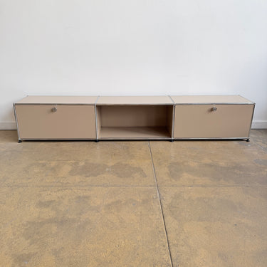 USM Haller Low 3X1 Media Console - Beige