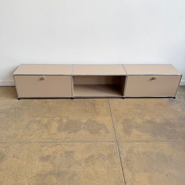 USM Haller Low 3X1 Media Console - Beige