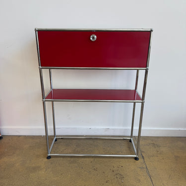 USM Haller Entryway E2 Console - Ruby Red