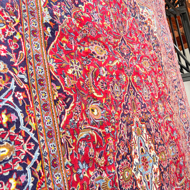 Vintage Persian Oriental Hand Knotted Rug