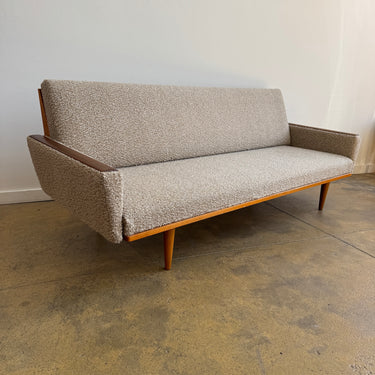 Vintage Ingmar Relling Teak Convertible Sleeper Sofa