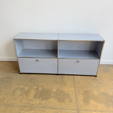 USM Haller 2X2 Fully Enclosed - Silver