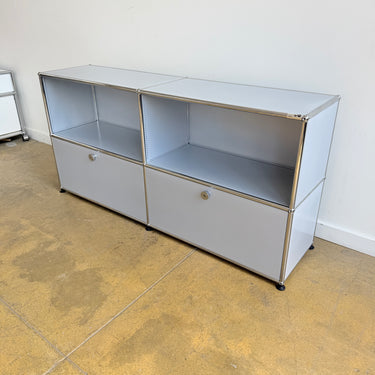 USM Haller 2X2 Fully Enclosed - Silver